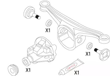 Главная передача CORTECO для MAZDA MX-5 I (NA) 1.8